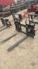 Unused AL0 quick tach pallet forks