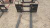 Unused AL0 quick tach pallet forks - 2