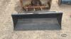Unused 60inch skid steer quick tach material bucket - 2