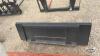 Unused 60inch skid steer quick tach material bucket - 3