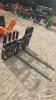 Unused Alo quick tach pallet forks