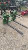 Unused John Deere quick tach pallet forks