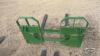 Unused John Deere quick tach pallet forks - 4