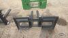 Unused skid steer quick tach pallet forks - 3