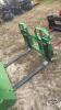 Unused John Deere quick tach pallet forks
