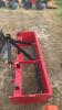 Unused 6ft Mapleside 3ph box scraper - 3