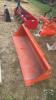 Unused 66inch skid steer quick tach material bucket