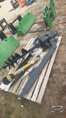 Unused MK heavy duty post hole digger 3ph