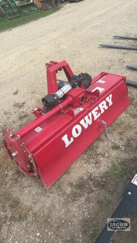Unused 60inch Lowery 3ph tiller