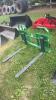 Unused John Deere quick tach pallet forks