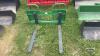 Unused John Deere quick tach pallet forks - 2