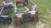 Skid steer quick tach hydraulic bale grabber - 2