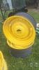 Pair of unused 34x18 Jd 8 bolt wheels