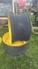 Pair of unused 34x18 Jd 8 bolt wheels - 2