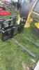 Unused Alo quick tach pallet forks