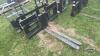Unused skid steer quick tach pallet forks - 2