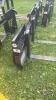 Unused skid steer quick tach pallet forks - 2