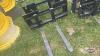 Unused skid steer quick tach pallet forks - 3