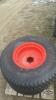 Pair of 41x14.00-20 tires on Kubota 6 bolt wheels - 3