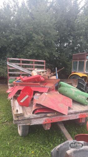 Wagon load of misc tractor sheet metal ( see description)