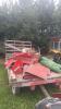 Wagon load of misc tractor sheet metal ( see description)