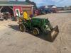 John Deere 655 loader tractor 4x4 - 2