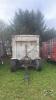 16ft aluminum dump wagon with 20ton heavy duty running gear with roll up tarp - 2