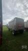 16ft aluminum dump wagon with 20ton heavy duty running gear with roll up tarp - 4