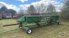 John deere 843 30 inch corn head<br/>cob saver<br/>contour shafts<br/>CART NOT INCLUDED<br/>can stay on cart until end of sale. Could be delivered on cart - 3