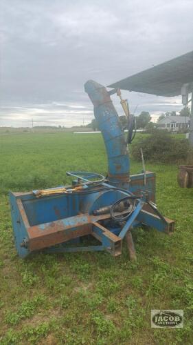 8.5ft double auger Lucknow snow blower hyd hood