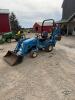 LS MT125 Tractor loader backhoe 4x4