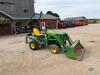 John Deere 1023E loader tractor 4x4 - 4