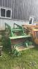 John Deere loader with brackets