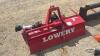 Unused 60inch 3ph Lowery tiller - 3