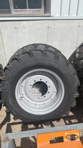Unused 14.9 -28 rim tire combo x2