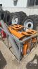Unused Landhonor skid steer quick tach concrete mixing bucket