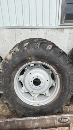 Unused 18.4-30 rim tire combo x2