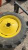 Unused 320/70R24 tire on Jd 6 bolt wheel x2 - 3
