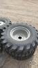 Unused Bkt 400/70-20 tire on 6 bolt wheel x2 - 2