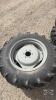 Unused 11.2 -24 tire on 6 bolt wheel x2 - 2