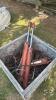 Crate of misc hydraulic cylinders