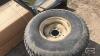 Pair of 44x18.00-20 tires on Newholland 8 bolt wheels - 2
