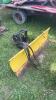 Front blade and mount for John Deere 1025 series compact tractors