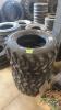 Unsued 10-16.5 skid steer tire x4