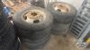 Set of 6 Lt225/75R16 tires on 8 bolt wheels - 2