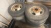 Set of 6 Lt225/75R16 tires on 8 bolt wheels - 3