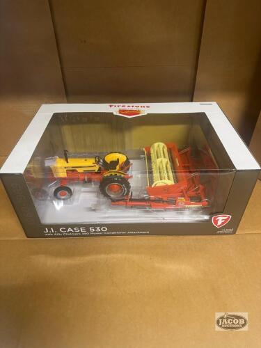 1/16 case 530 with Allis chalmers haybine