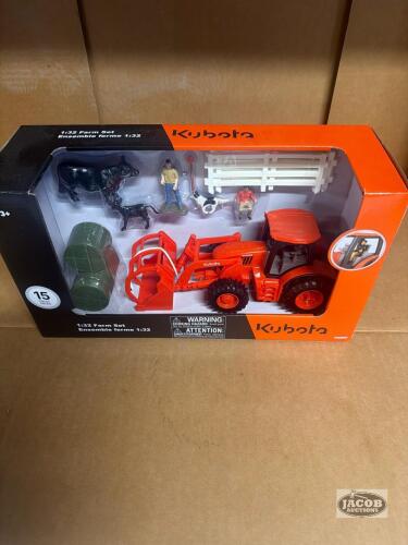 1/32 Kubota farm set