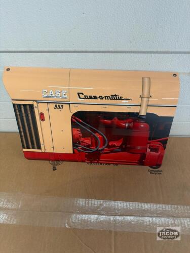 18x12 case 800 metal sign