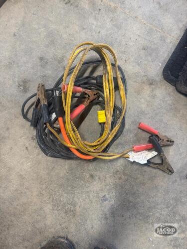 Booster cables, and extension cord